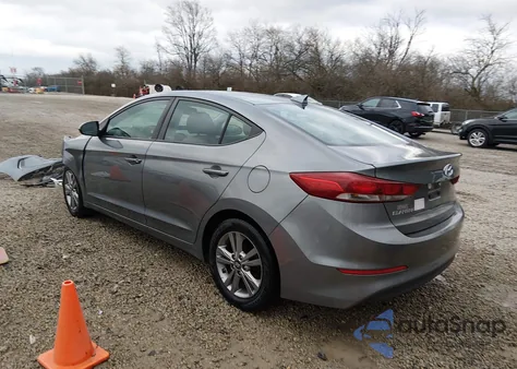 2018 Hyundai Elantra Value Edition from USA, damaged, VIN KMHD84LFXJU575651